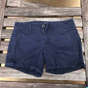 American eagle navy blue shorts